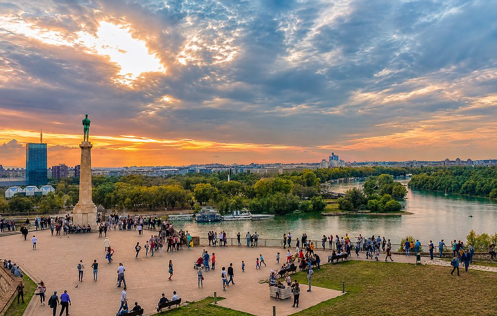 Kalemegdan, Danube and Sava rivers